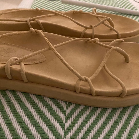 Porte and Paire beige suede gladiator sandals. Worn once perfect condition - Picture 4 of 6